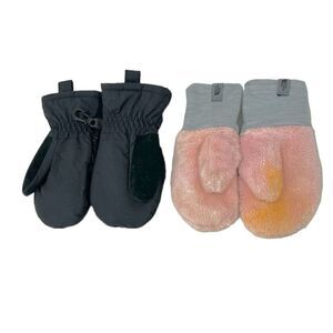 The North Face mittens and Columbia snow gloves size x-small size 4